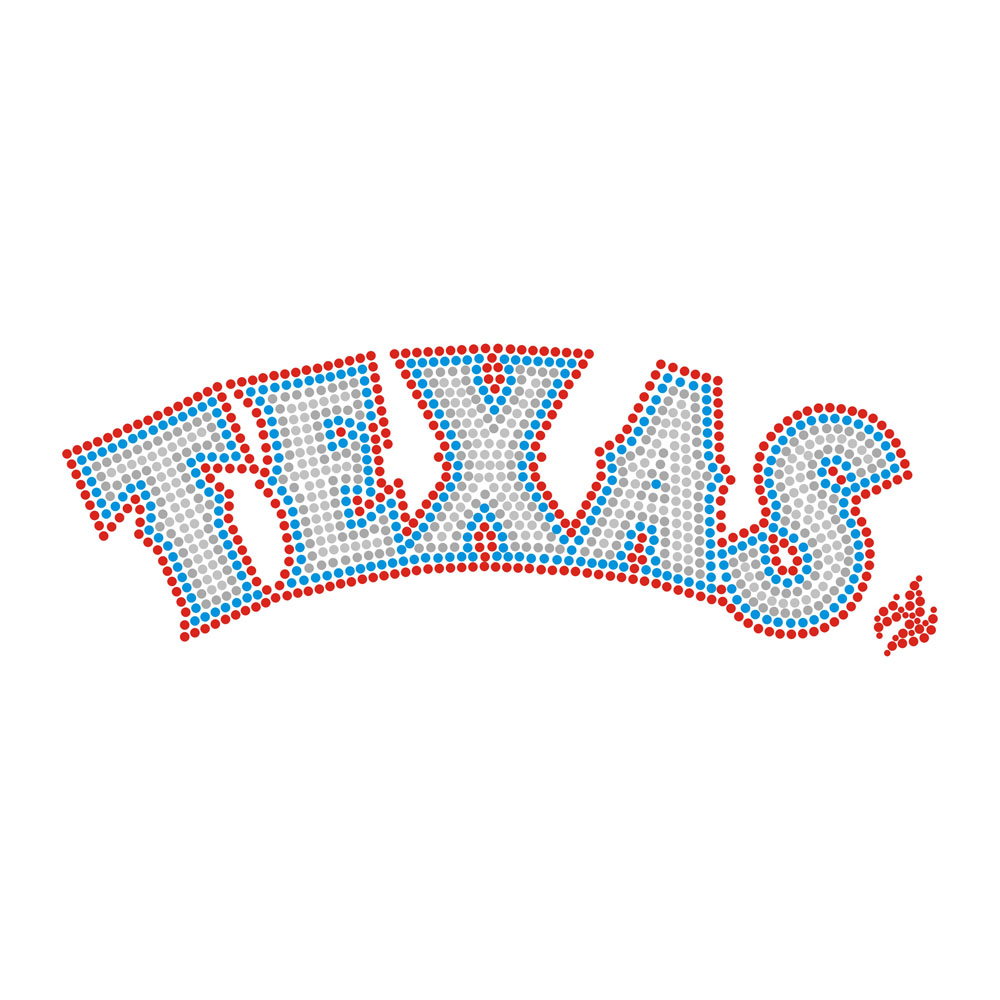 Chef Las Vegas Texas Rhinestone Transfer Hot Fix Bling Motif