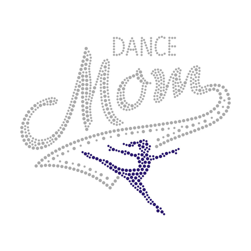 Love Mom Sports Series Rhinestone Transfer