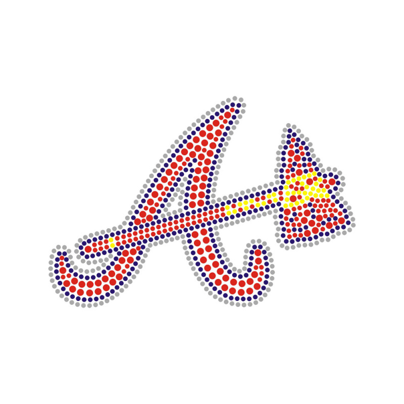 English Alphabet Designs Rhinestone Transfer Hot Fix Bling