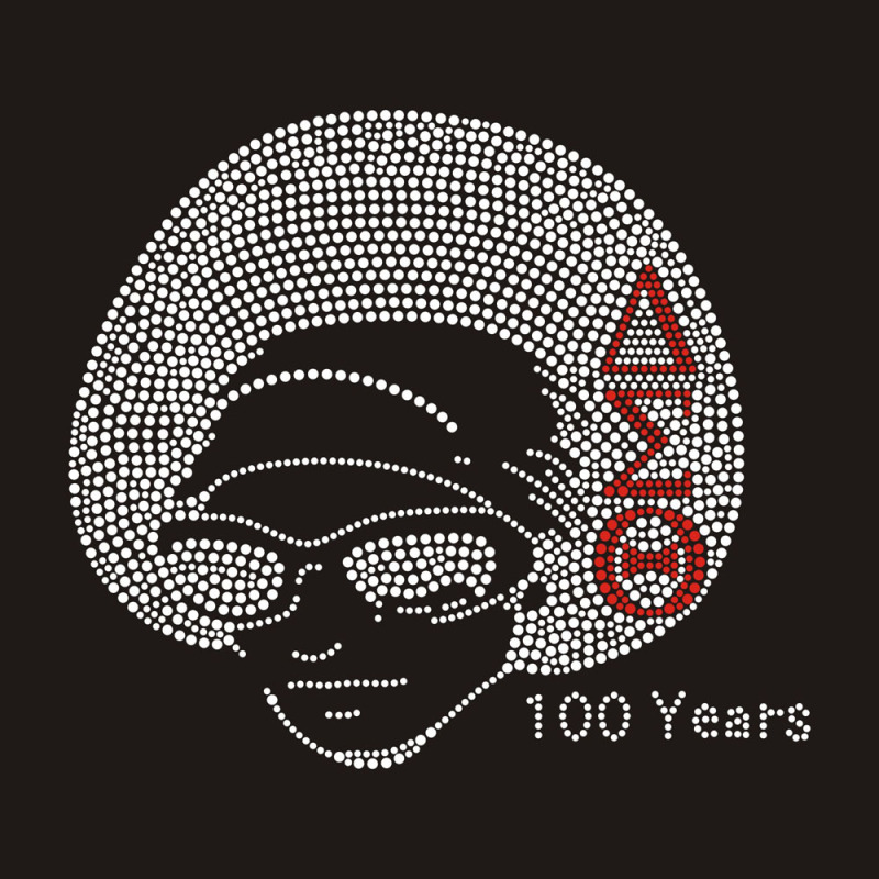 Custom Delta Sigma Theta Sorority Afro puff girl