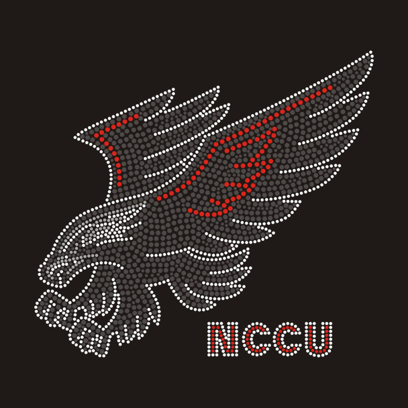Custom eagle NCCU bling rhinestone