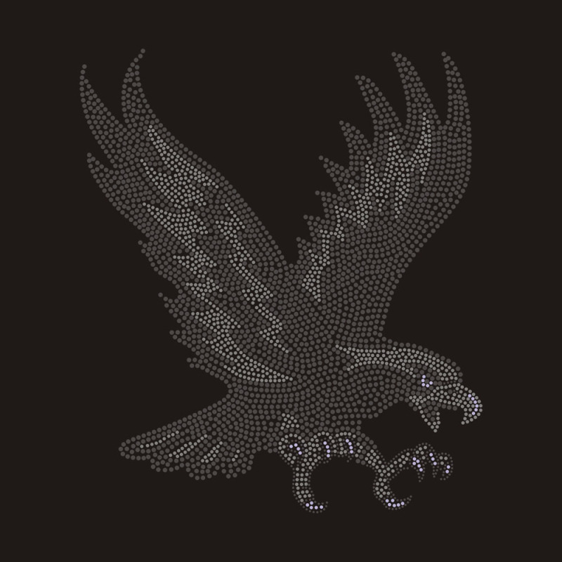 Custom eagle bling rhinestone