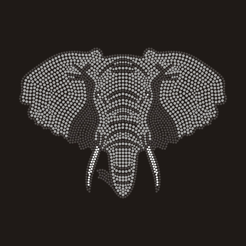 Custom Elephant face bling rhinestone