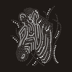 Custom Zebra Profile Headshot Design