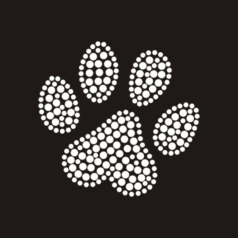 Custom cute bear paw cystal