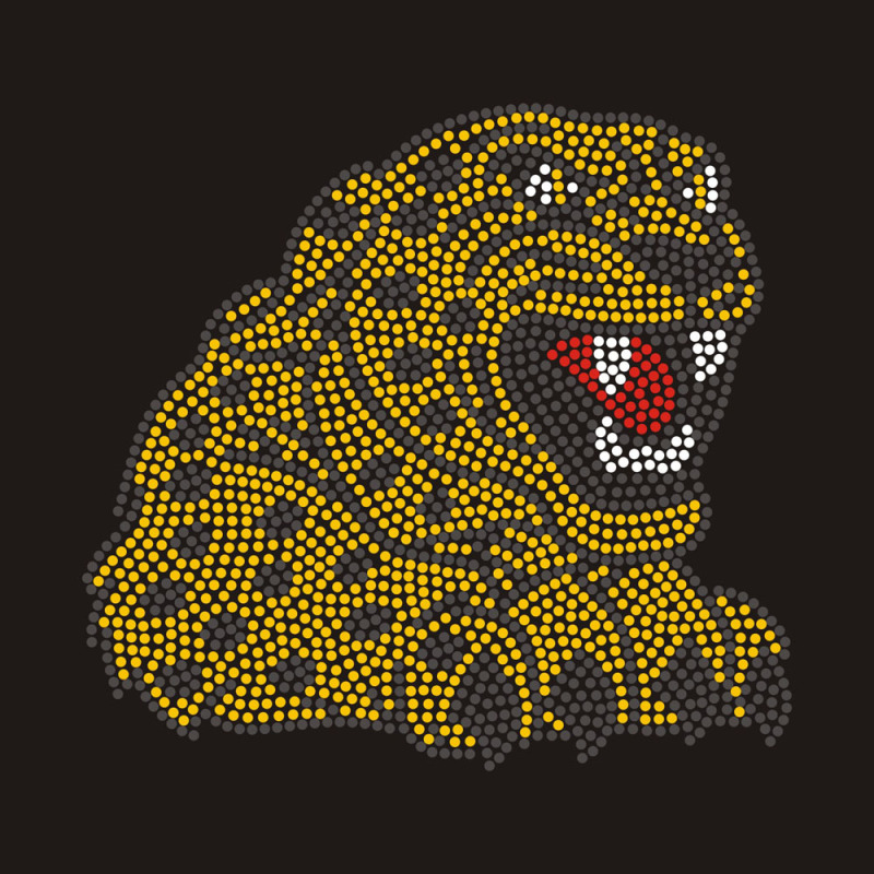 Custom Tiger Mascot Spangle Bling Rhinestone