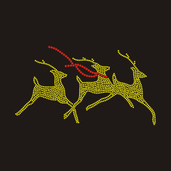 Custom deer design