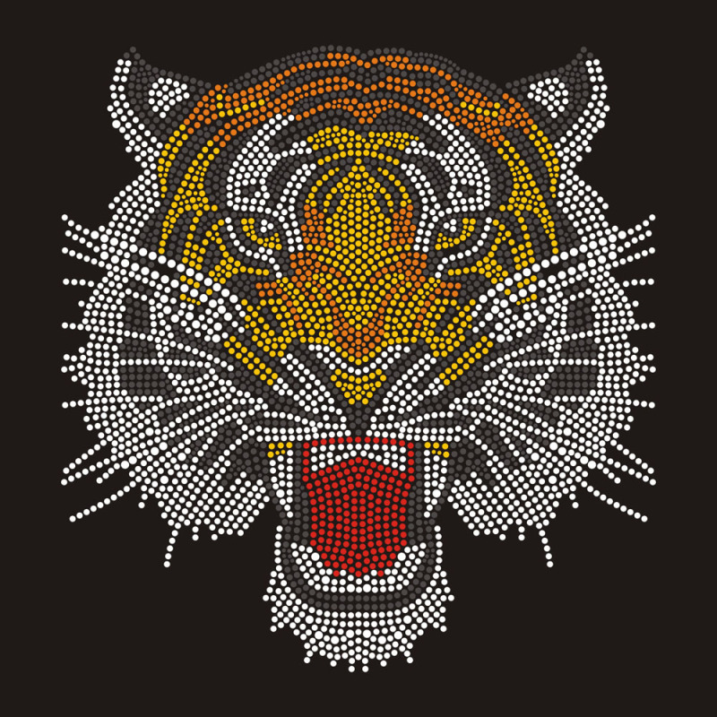 Custom Tiger Mascot Spangle Bling Rhinestone