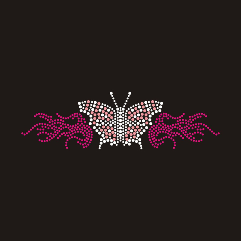 Custom pink Butterfly Bling Rhinestone design