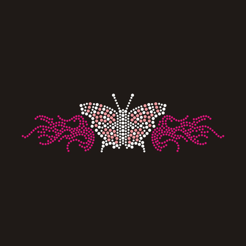 Custom pink Butterfly Bling Rhinestone design