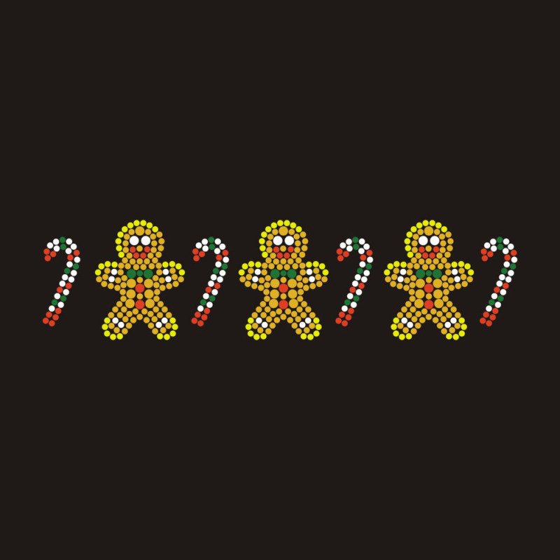 Gingerbread Men & Candy Canes Rhinestone design