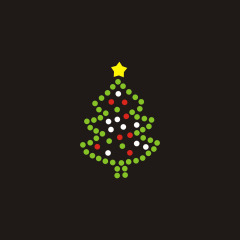 Bling Rhinestone Christmas Tree Design