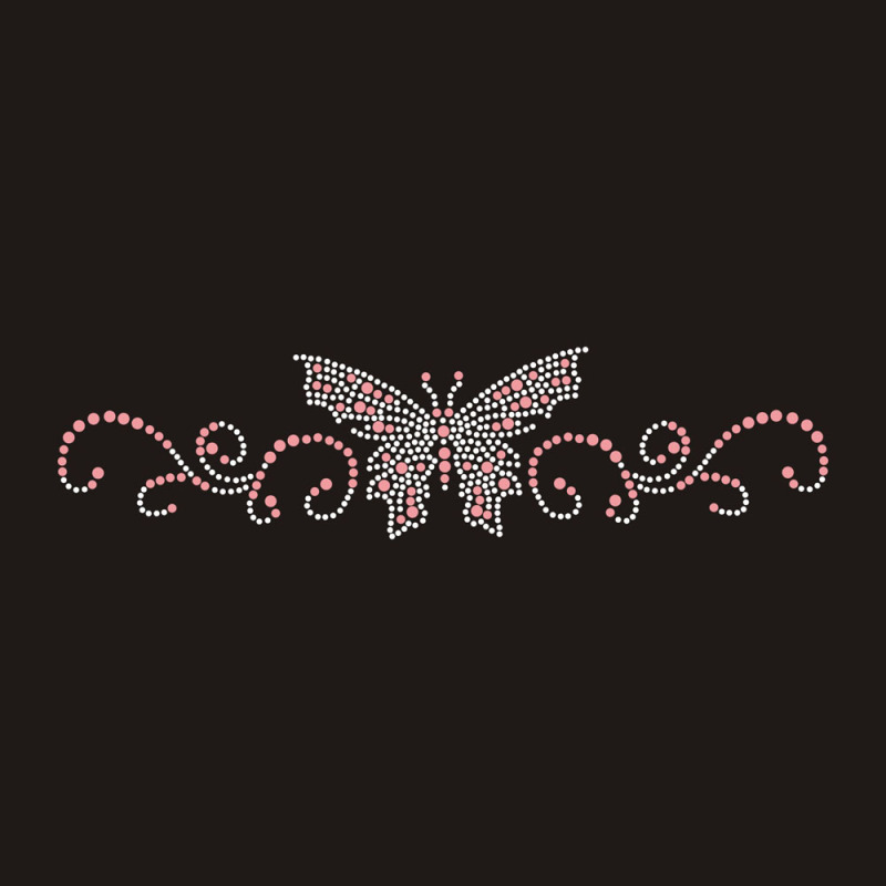 Custom Cute Pink Butterfly Bling Rhinestone