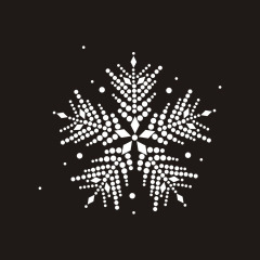 Bling Rhinestone Christmas snowflake Design