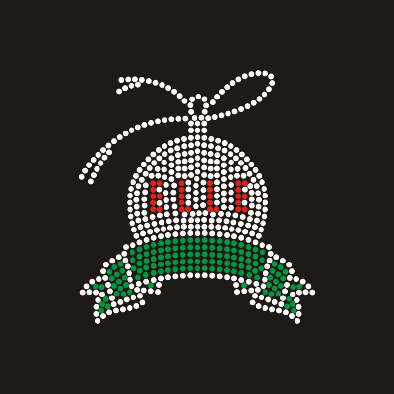 Bling Rhinestone Christmas bell Design