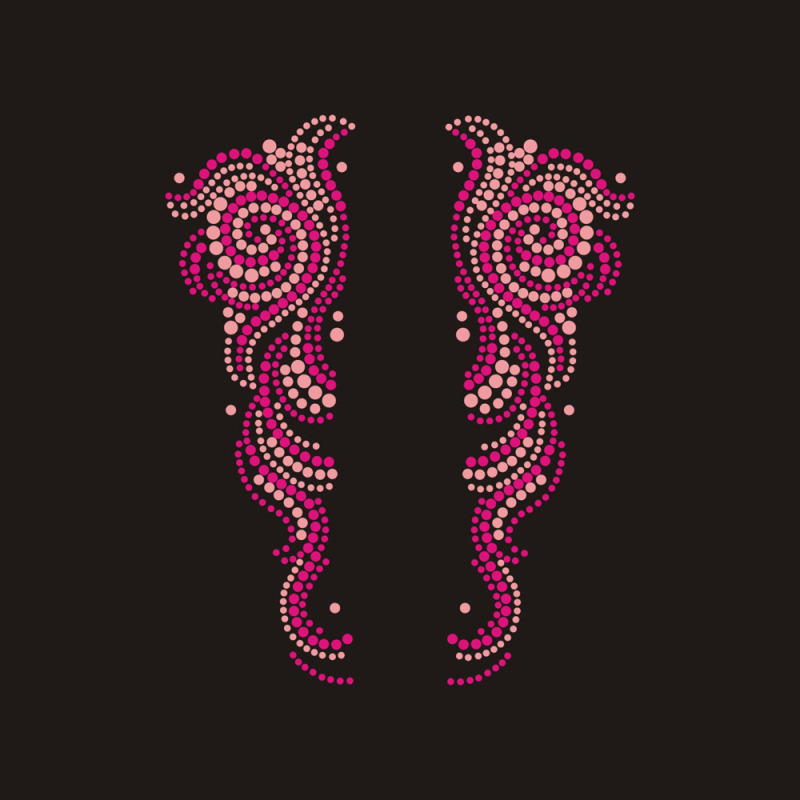 Bling Pink Collar Rhinestone Transfer design