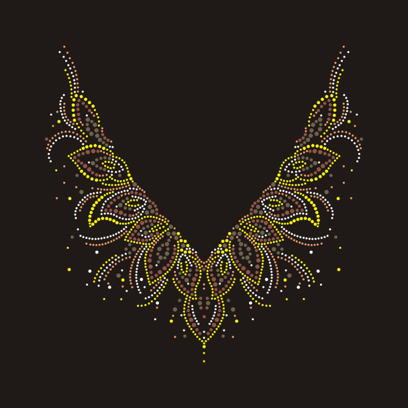 Bling Collar Rhinestone Transfer design