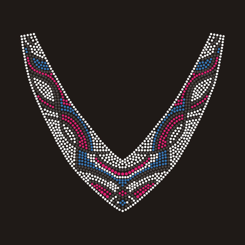 Bling Crystal Collar Rhinestone Transfer design