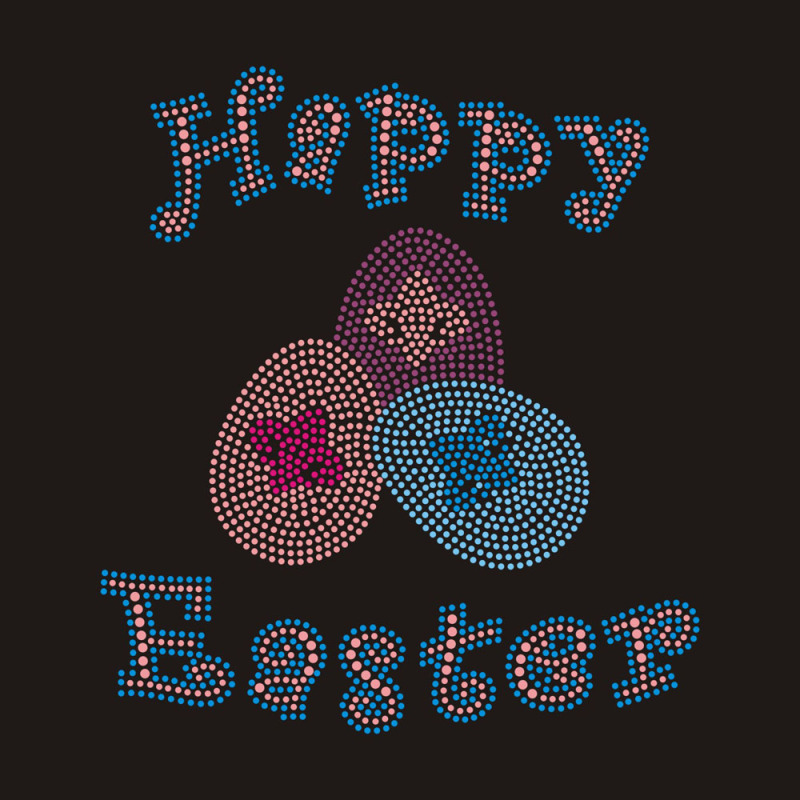 custom halloween happy easter rhinestone design