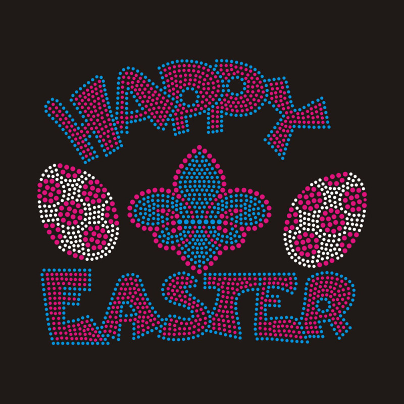 halloween happy easter rhinestone design