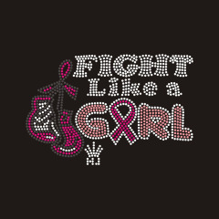 Fight like a Girl Pink custom