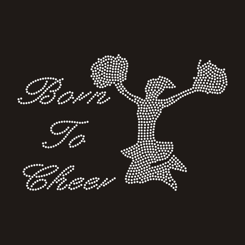 Cheerleader Rhinestone Iron on Transfer