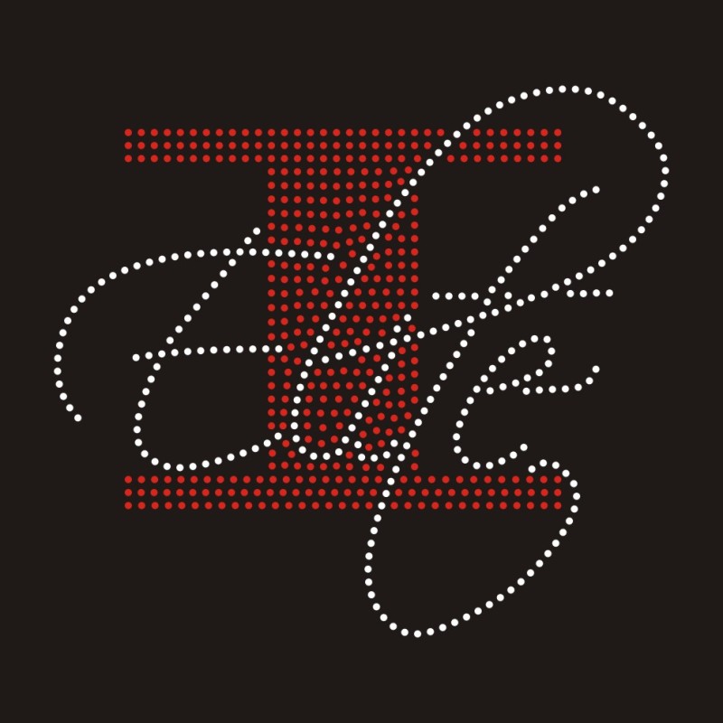 Custom Rhinestone Font Letters Pattern DIY Design