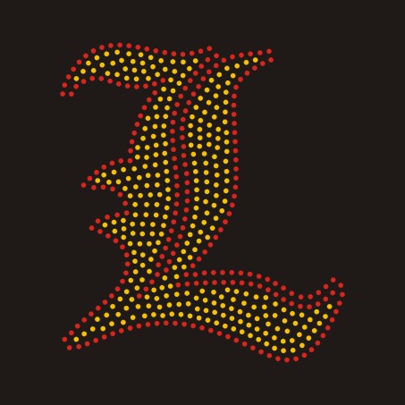 Custom Rhinestone Font Letters Pattern DIY Design