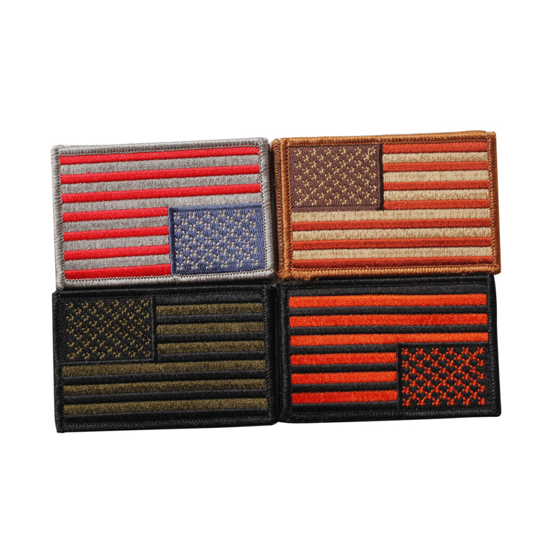 USA Independence Day Star Flag Patches