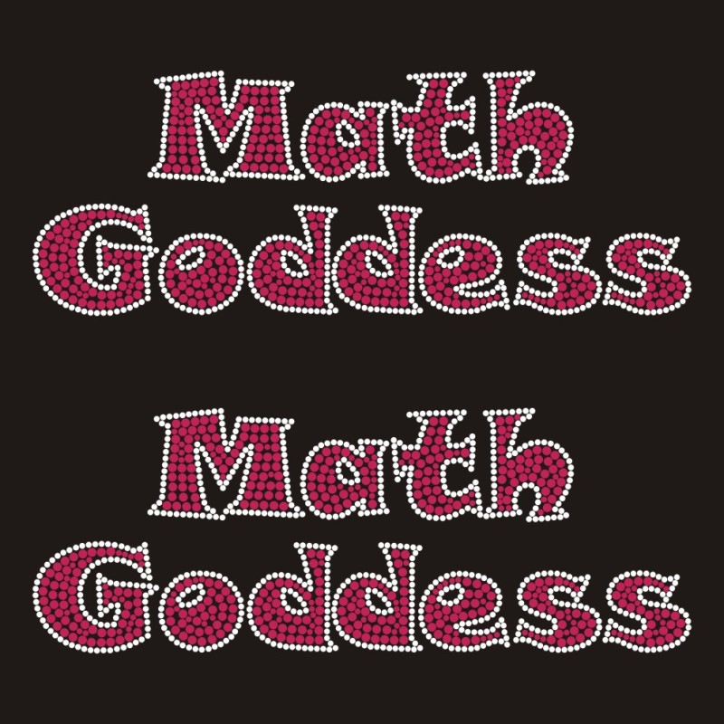 Math Goddess Letter Motifs Rhinestone Transfer