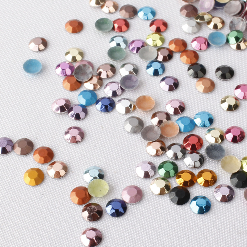 bling crystal SS6/SS10/SS16 colorful hotfix flatback rhinestone motif