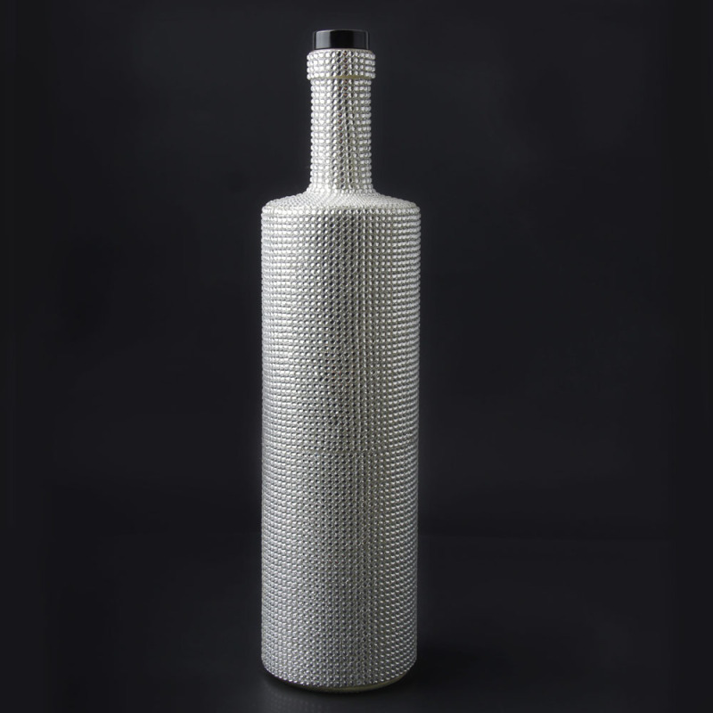 DIY Tall Glass bottle Rhinestone sticker