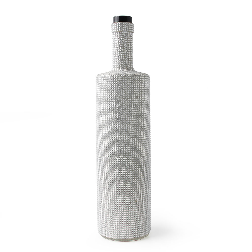 DIY Tall Glass bottle Rhinestone sticker