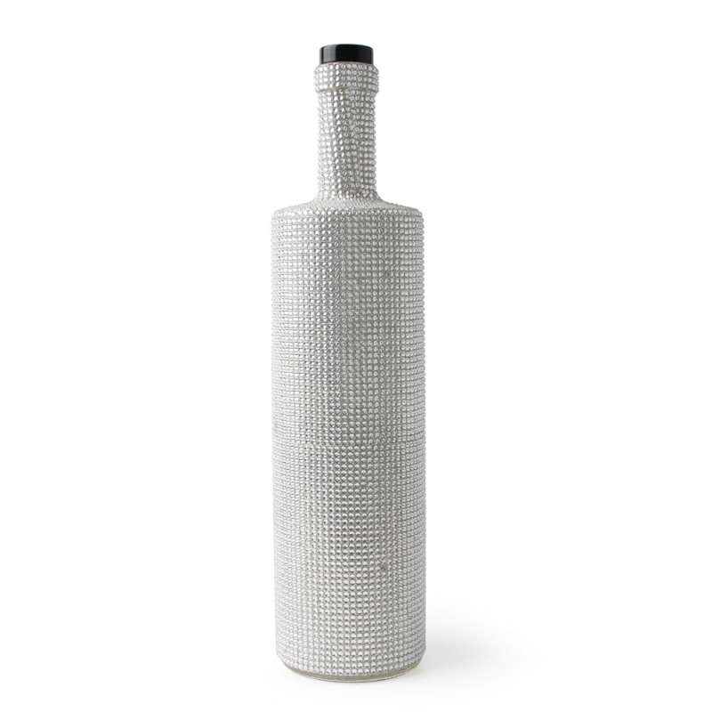 DIY Tall Glass bottle Rhinestone sticker