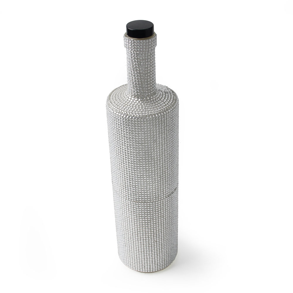 DIY Tall Glass bottle Rhinestone sticker