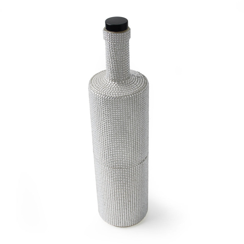 DIY Tall Glass bottle Rhinestone sticker