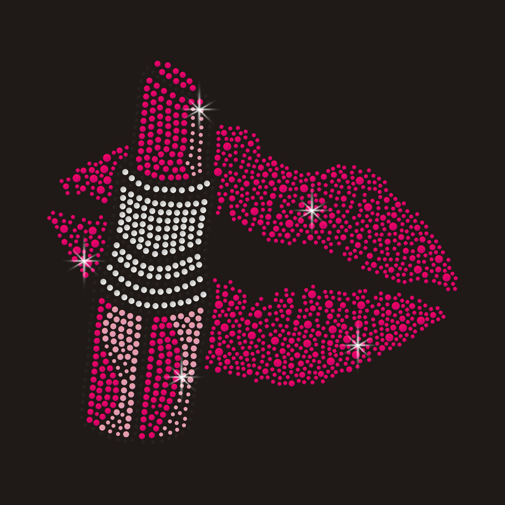 Black Girl Rhinestone Design