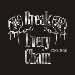break every chain rhinestone designer