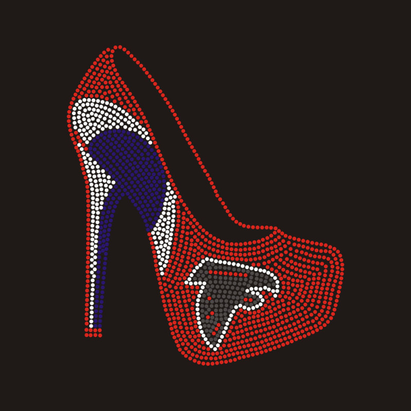 black red girls shoe