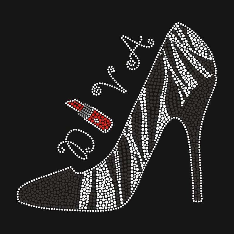 black red girls shoe