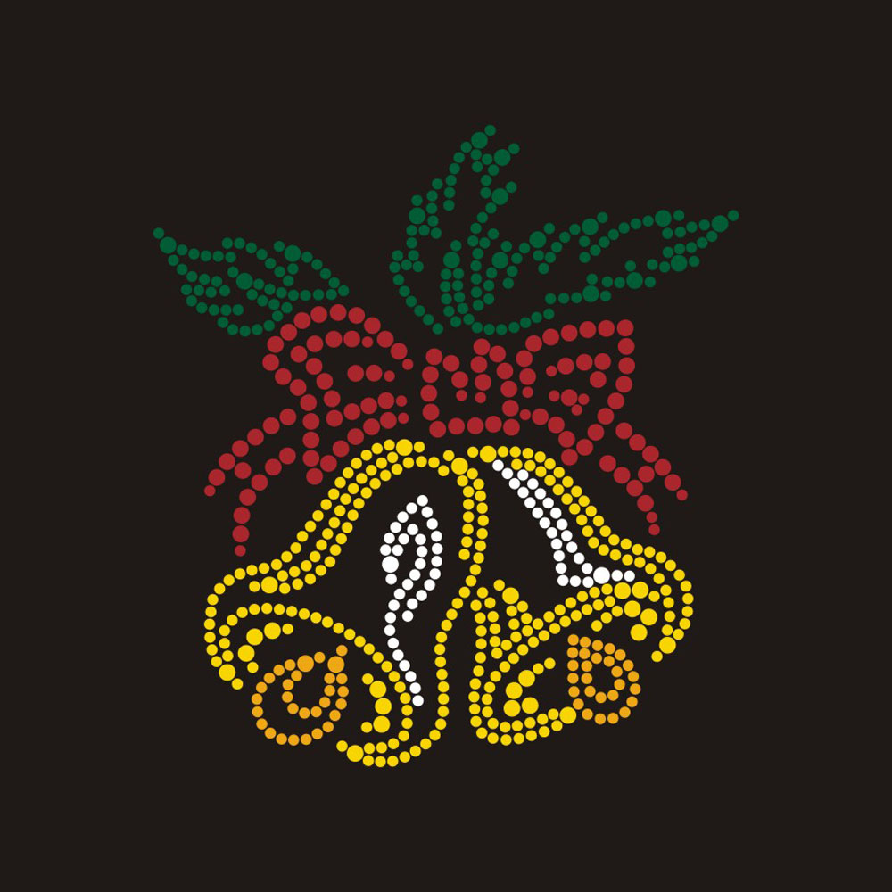wheat pumpkin rhinestone design