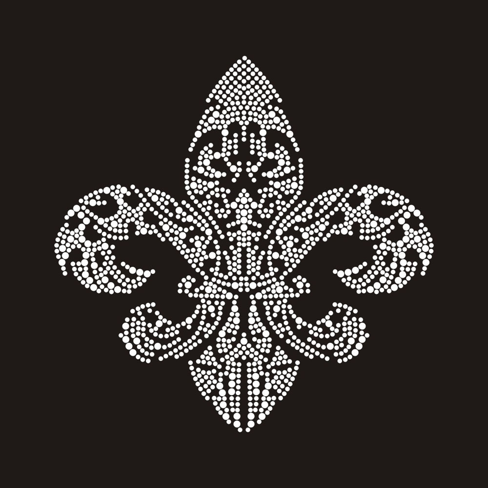 iris us hat rhinestone design drawing