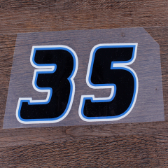 Numbers heat transfer printing