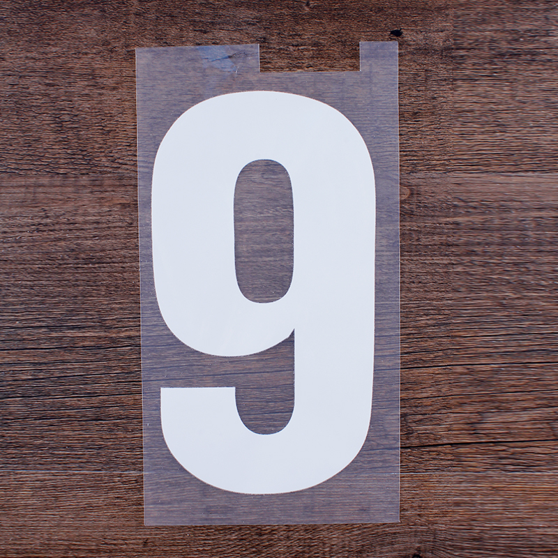 Numbers heat transfer printing