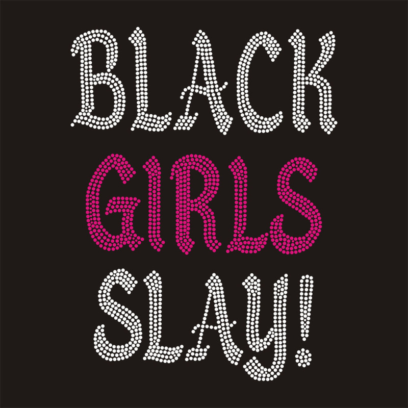 pink word motif rhinestone design