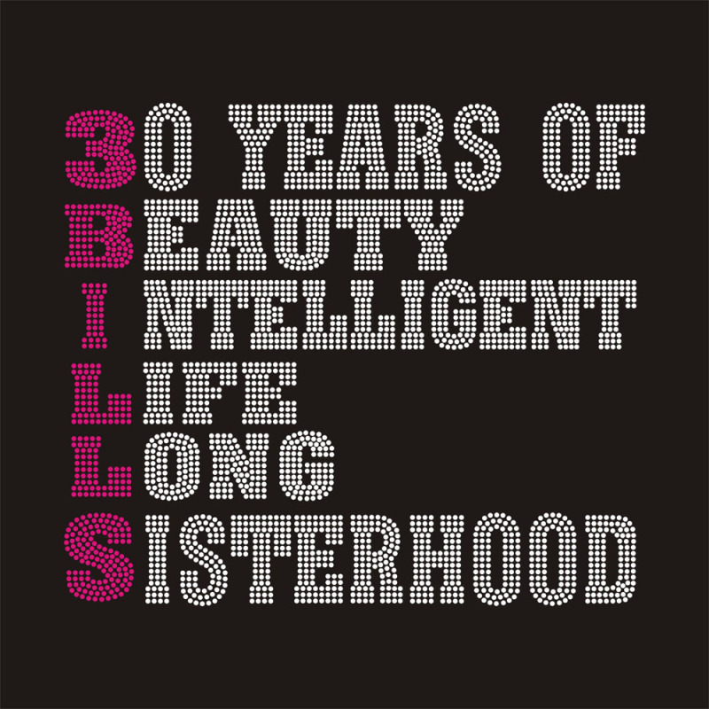 pink word motif rhinestone design
