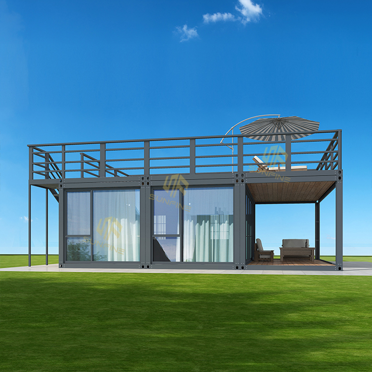 Luxury 40Ft Building Container Prefab House For Villa