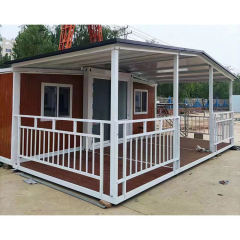 Container House With Roof Balcony| Expandable Modular Prefab Home