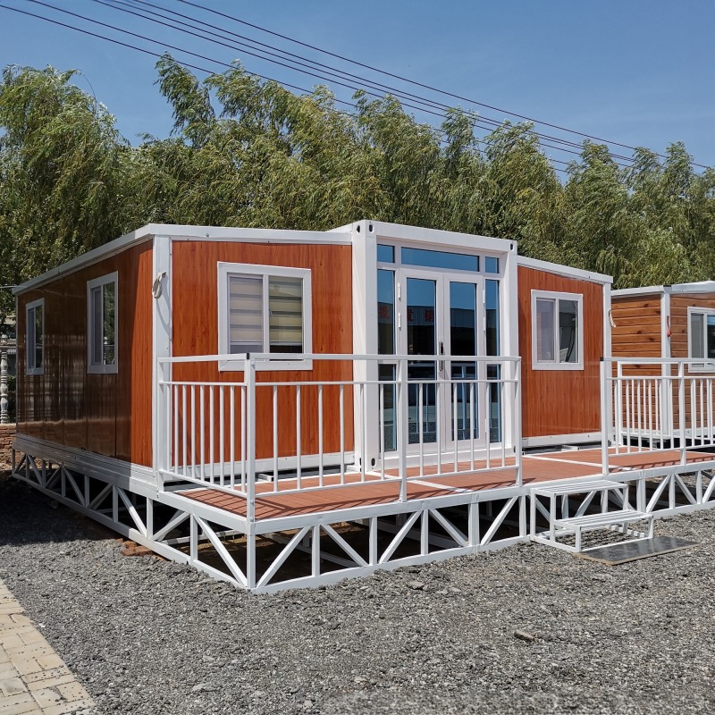 Container House With Roof Balcony| Expandable Modular Prefab Home