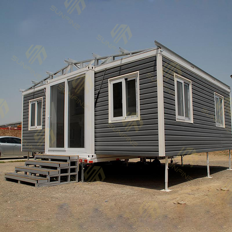 Expandable Container House with 2 3 4 Bedroom